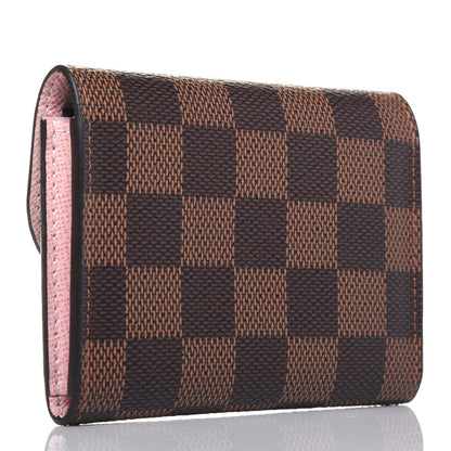 Louis Vuitton Damier Ebene Rosalie Coin Purse Rose Ballerine 3 of 9