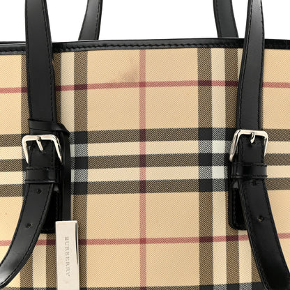 Burberry House Check Bucket Bag Black 8 of 13