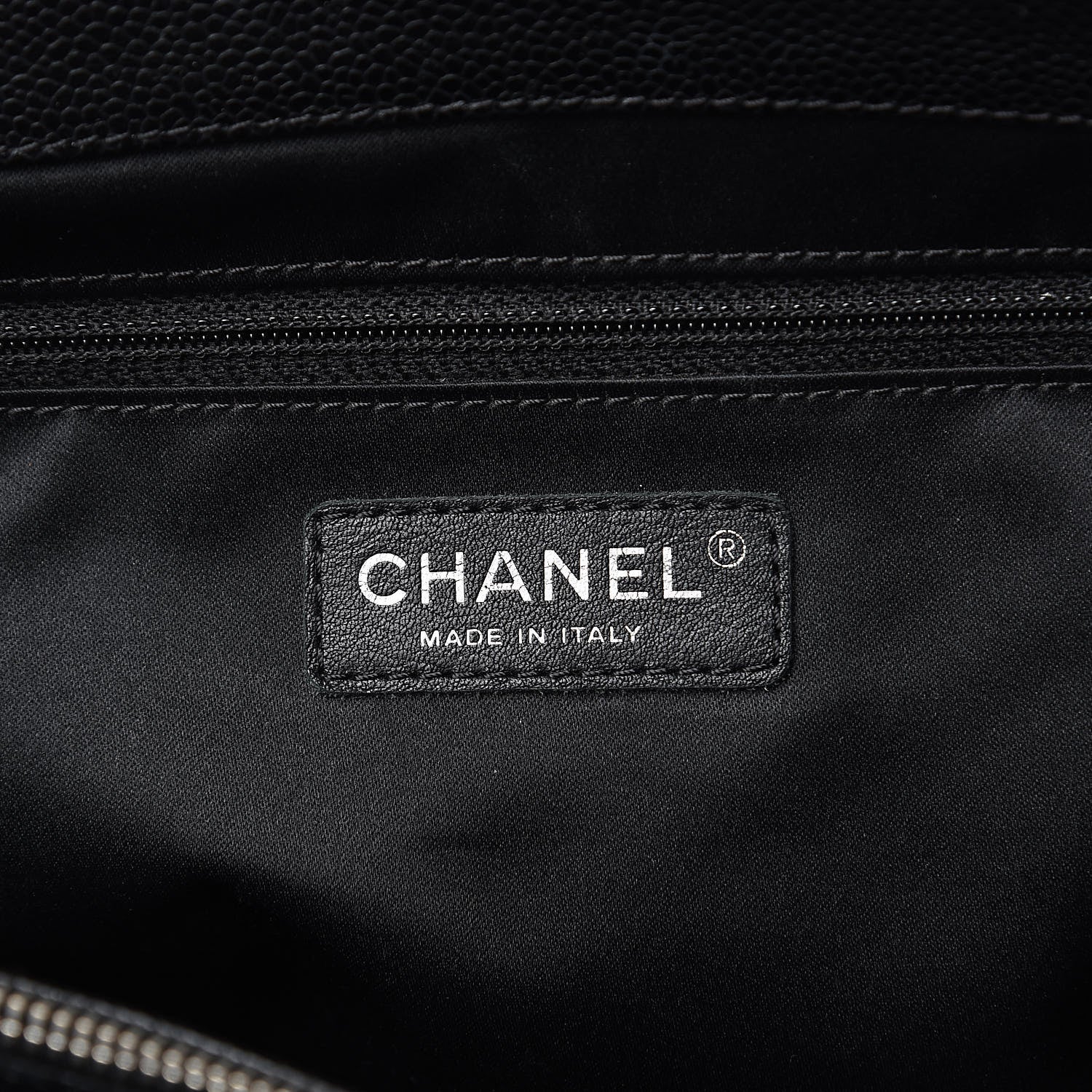 Chanel Caviar Quilted XL Grand Shopping Tote GST Black 6 of 18