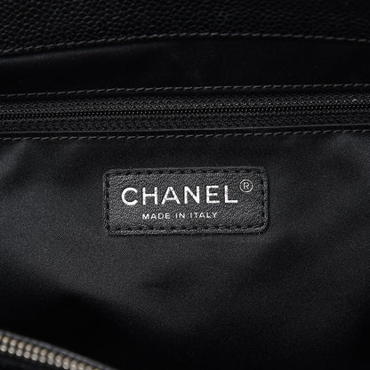 Chanel Caviar Quilted XL Grand Shopping Tote GST Black 6 of 18