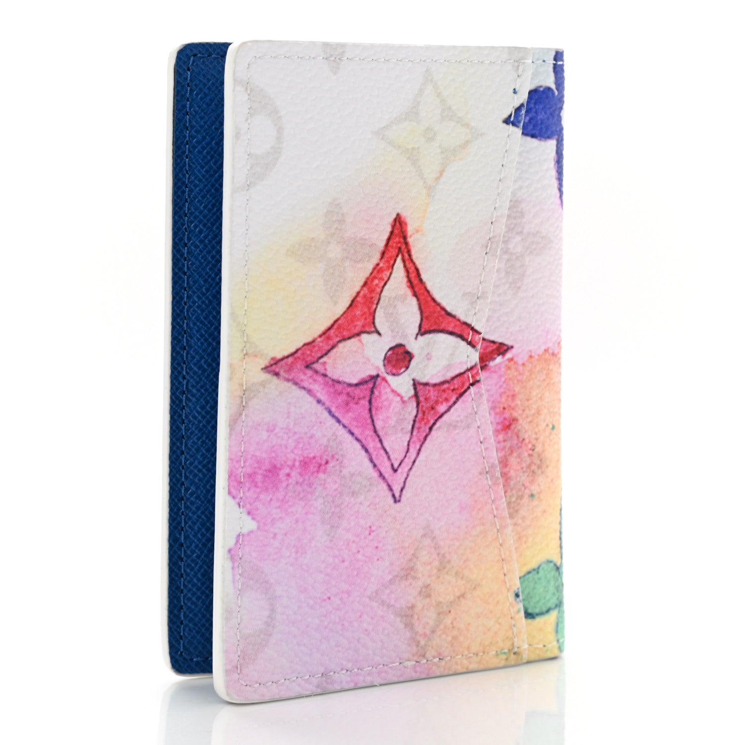 Louis Vuitton Monogram Watercolor Pocket Organizer NM Multicolor 3 of 7