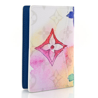 Louis Vuitton Monogram Watercolor Pocket Organizer NM Multicolor 3 of 7