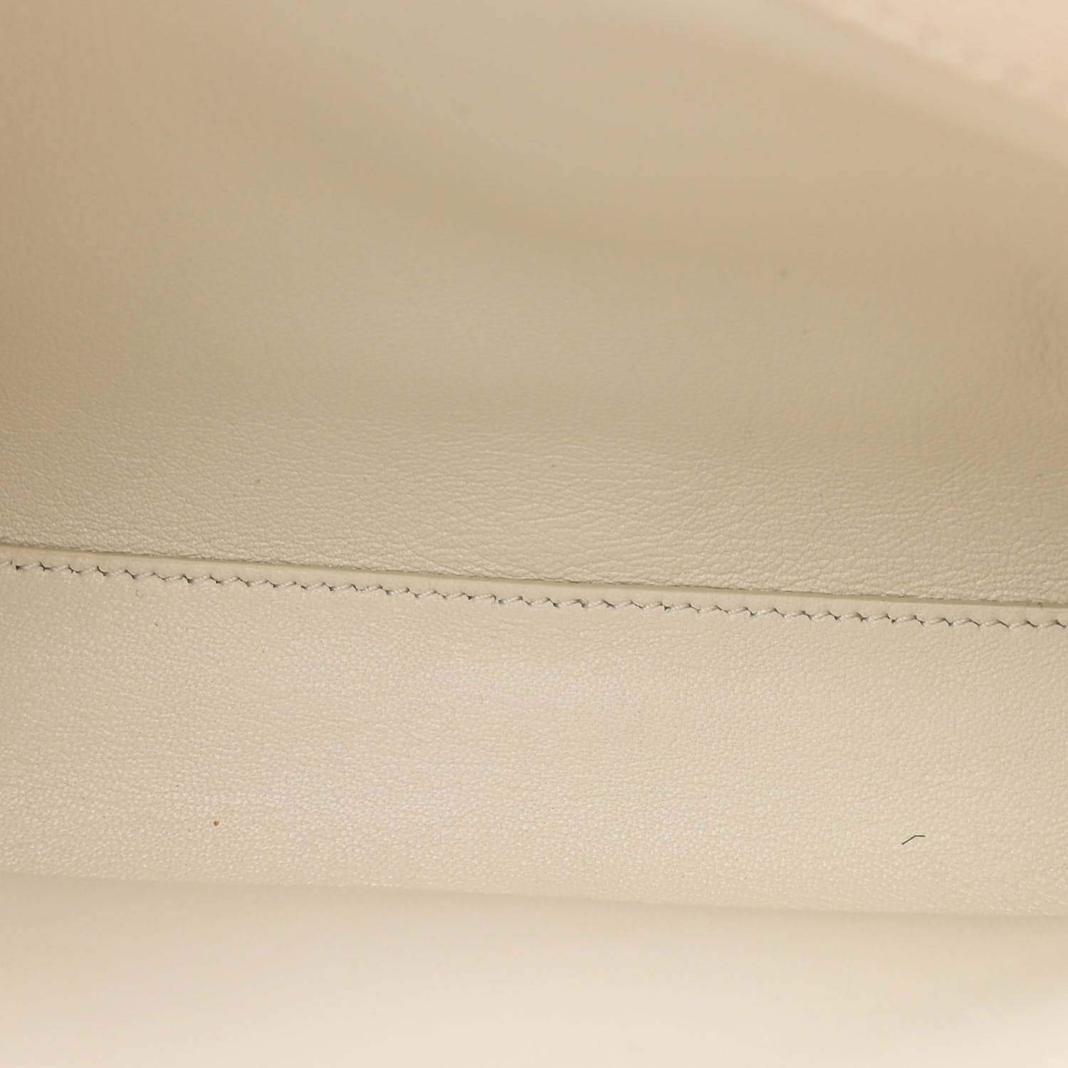 Celine Grained Calfskin Small 16 Top Handle Bag White 5 of 16