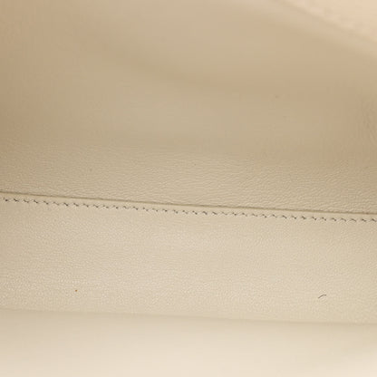 Celine Grained Calfskin Small 16 Top Handle Bag White 5 of 16