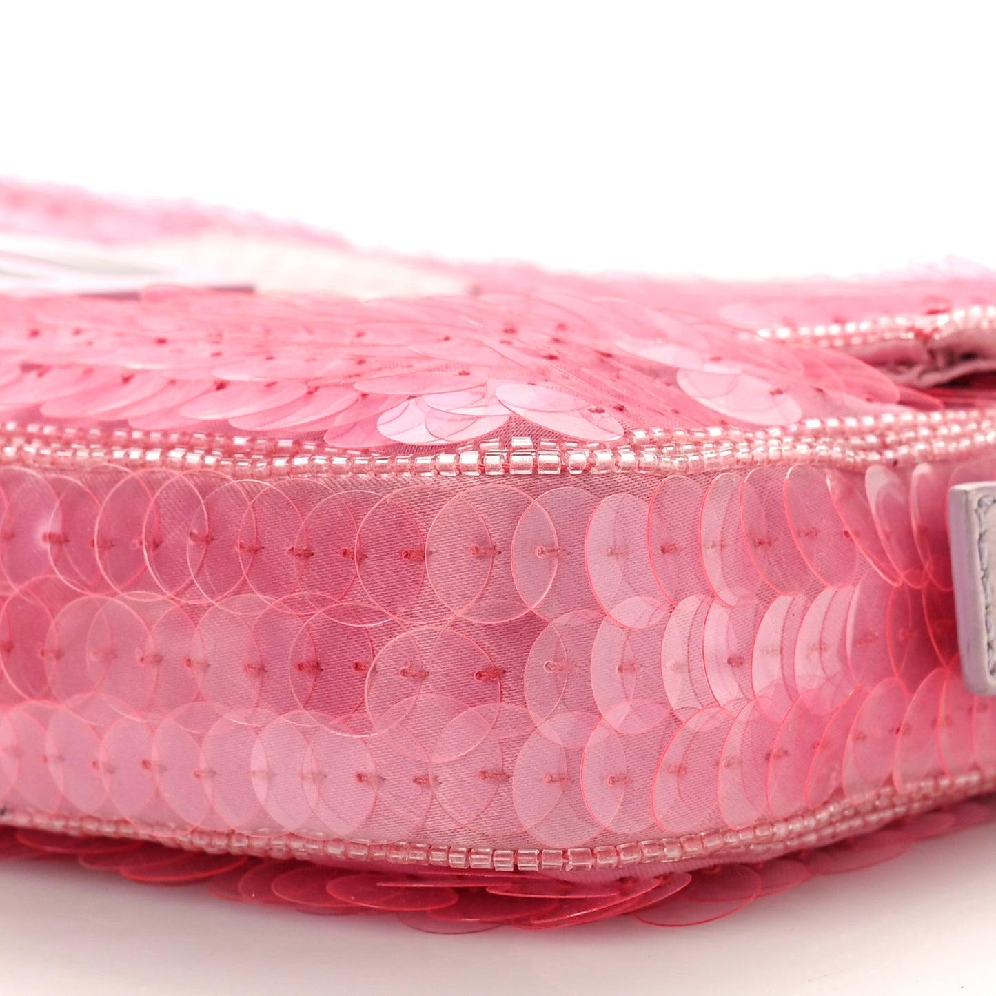 Satin Sequin Paillettes Bilics Lustre Snakeskin Medium Baguette 1997 Lavanda Glicine