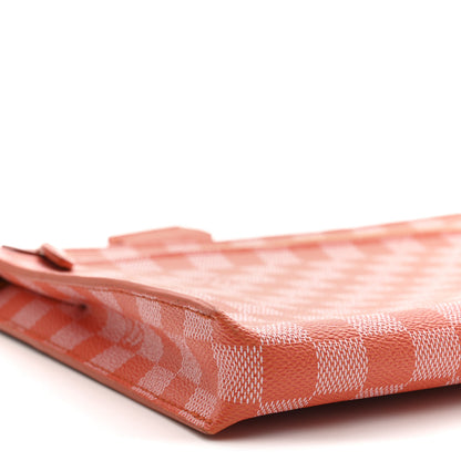 Louis Vuitton Damier Couleurs Kit Clutch Piment 9 of 13