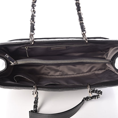 Chanel Caviar Quilted XL Grand Shopping Tote GST Dark Grey 5 of 11
