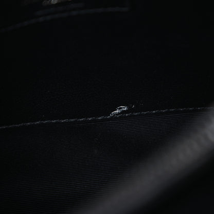 Saint Laurent Calfskin Y Quilted Monogram Monochrome Small Loulou Chain Satchel Black 11 of 11