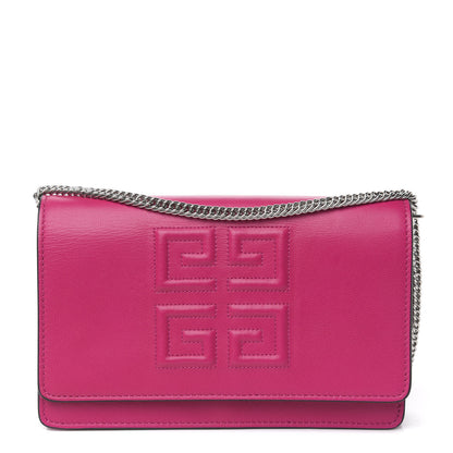 Givenchy Lambskin Emblem Chain Wallet Cyclamen 1 of 12