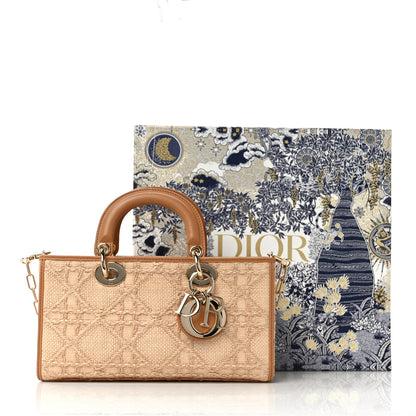 Christian Dior Raffia Macro Cannage Lady D-Joy Natural 9 of 9