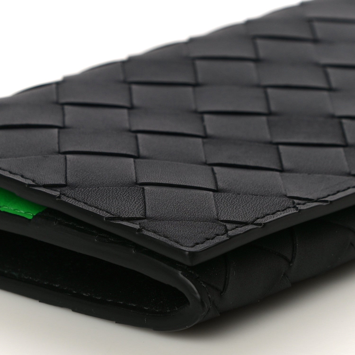 Bottega Veneta Nappa Intrecciato Long Wallet Black Grass 10 of 11