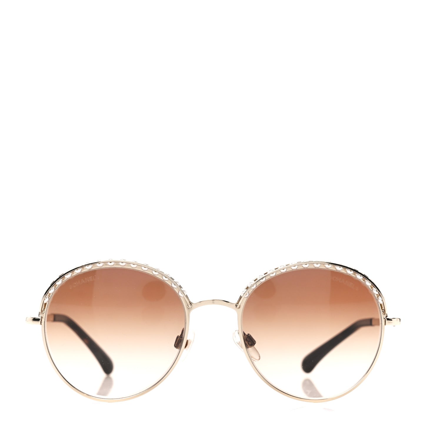 Pearl Round Sunglasses 4234-H Light Brown