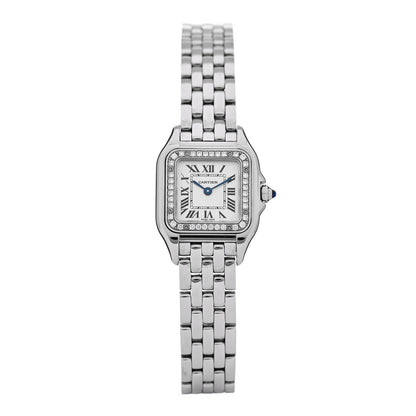 Cartier Stainless Steel Diamond 22mm Panthere Quartz Watch 1 of 4