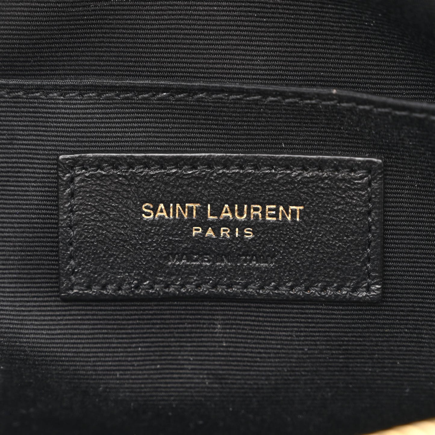Patent Calfskin Crocodile Embossed Monogram Lou Camera Bag Black