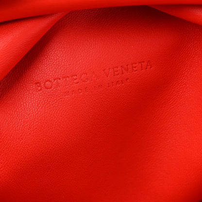Bottega Veneta Nappa Maxi Intrecciato The Pouch Oversized Clutch Bright Red 6 of 7