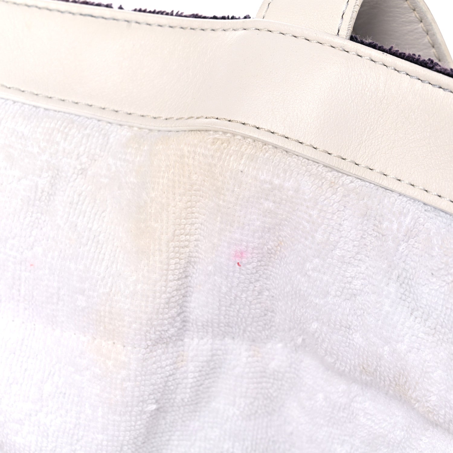 Chanel Terry Cotton CC Beach Tote Navy White 16 of 21