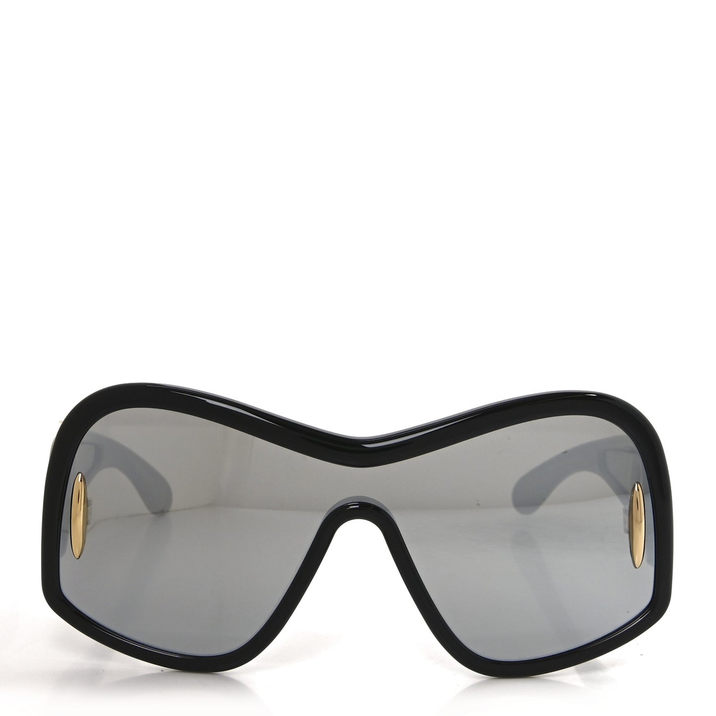 Acetate Mirror Mask Sunglasses LW40131I Black Smoke