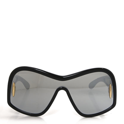 Loewe Acetate Mirror Mask Sunglasses LW40131I Black Smoke 2 of 7