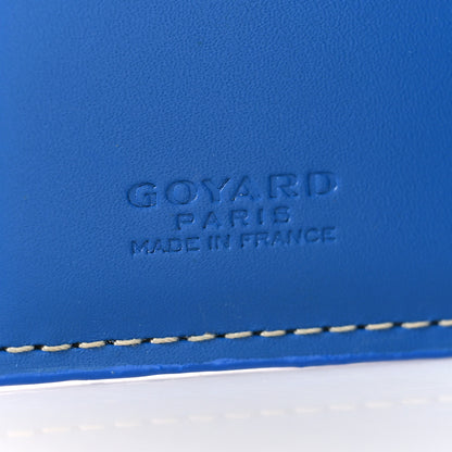 Goyard Goyardine Saint Marc Folding Card Case Sky Blue 6 of 7