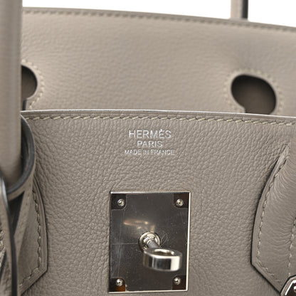Hermes Taurillon Novillo Birkin 30 Gris Asphalte 7 of 14