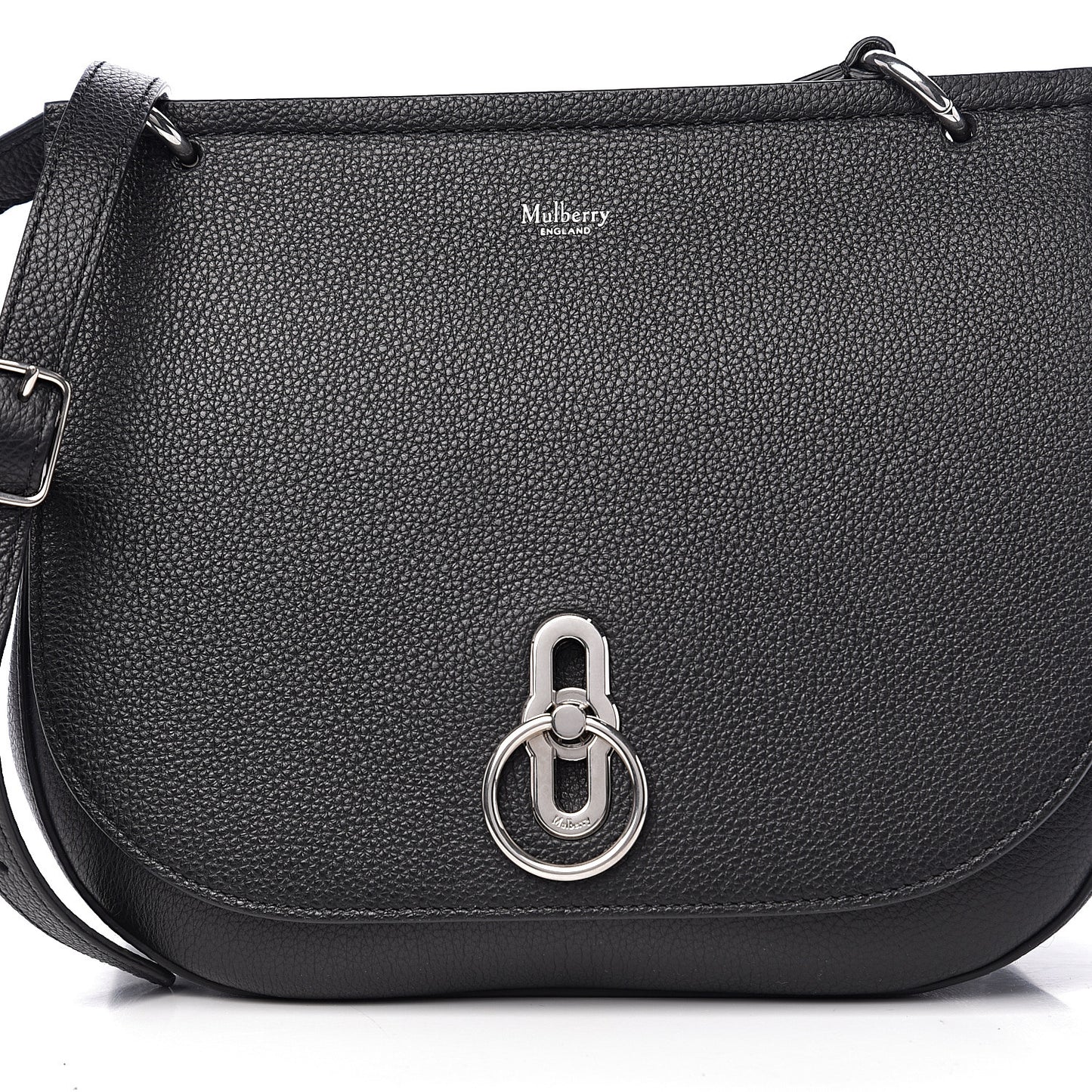 Small Classic Grain Amberley Satchel Black