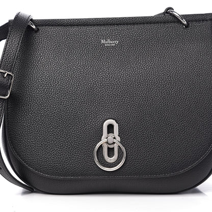 Mulberry Small Classic Grain Amberley Satchel Black 6 of 8