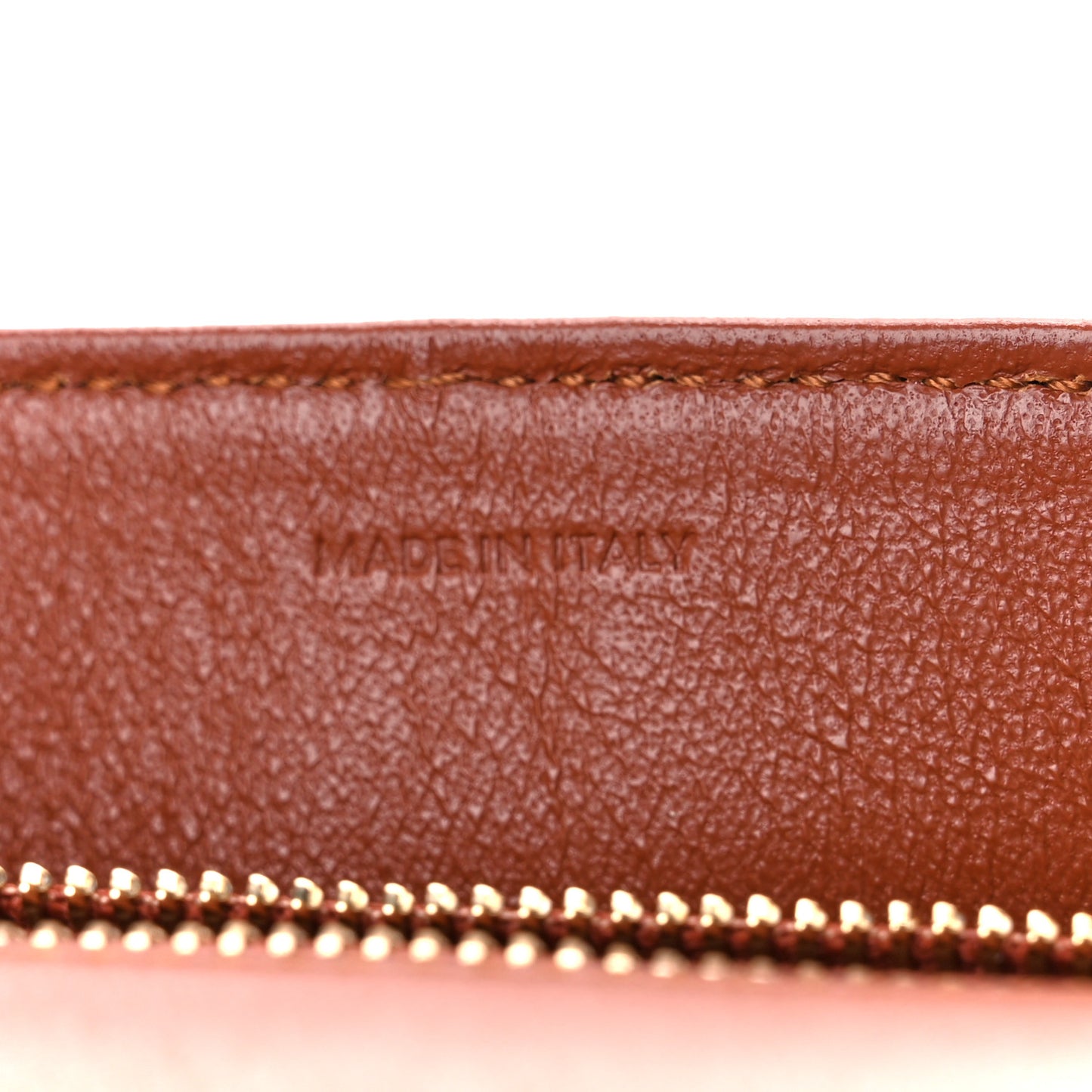 Calfskin Crocodile Embossed Medium Tassel Bag Tan