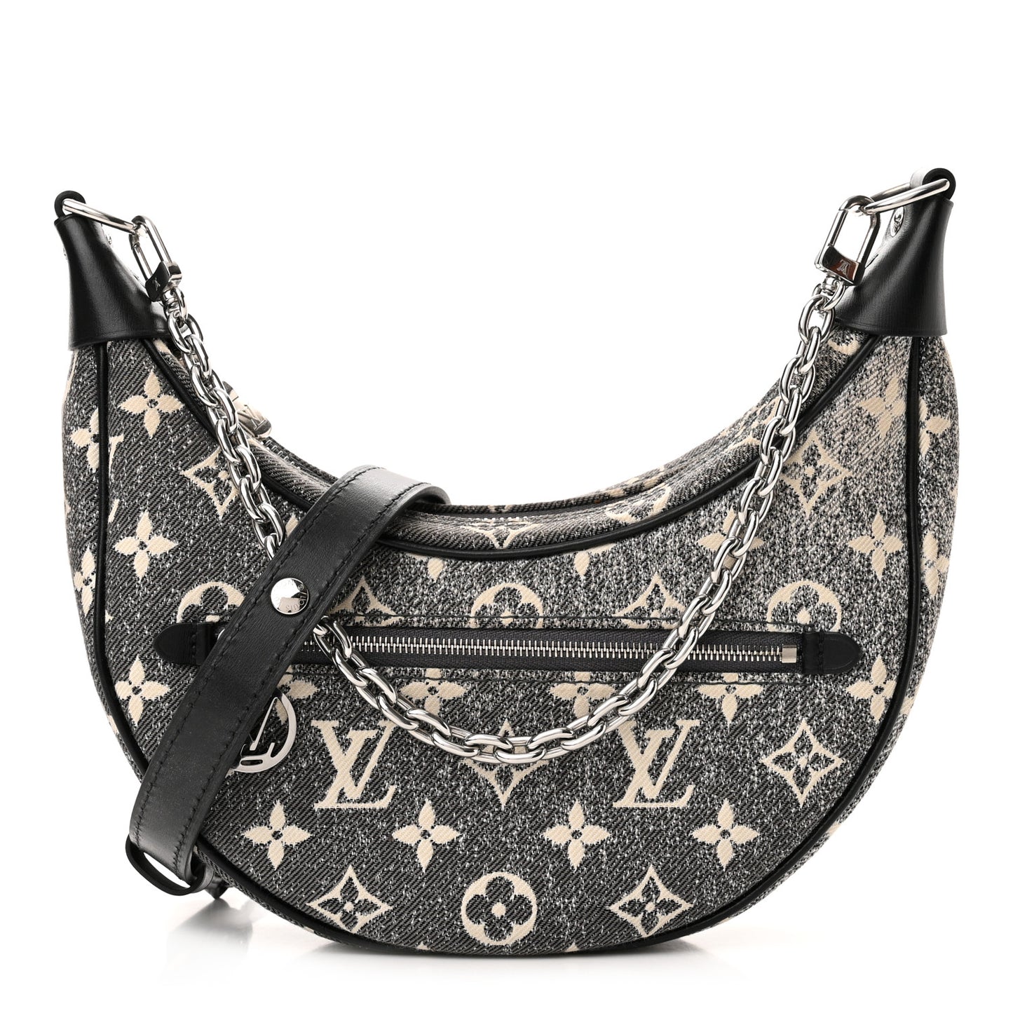 Monogram Jacquard Denim Loop Black