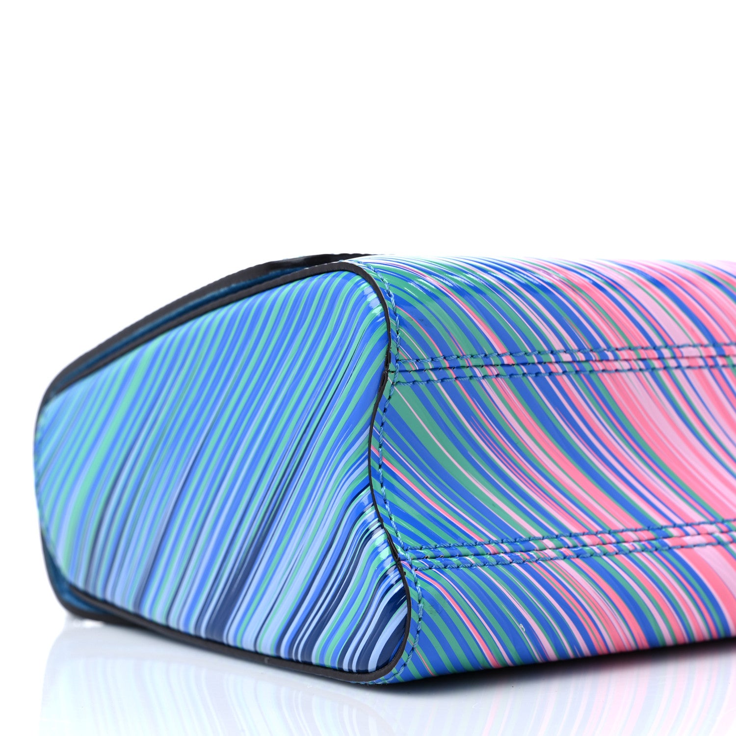 Louis Vuitton Epi Tropical Twist Shoulder Bag MM Blue Rose 8 of 9