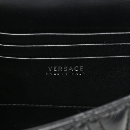 Versace Nappa Quilted Virtus Bag Black 6 of 17