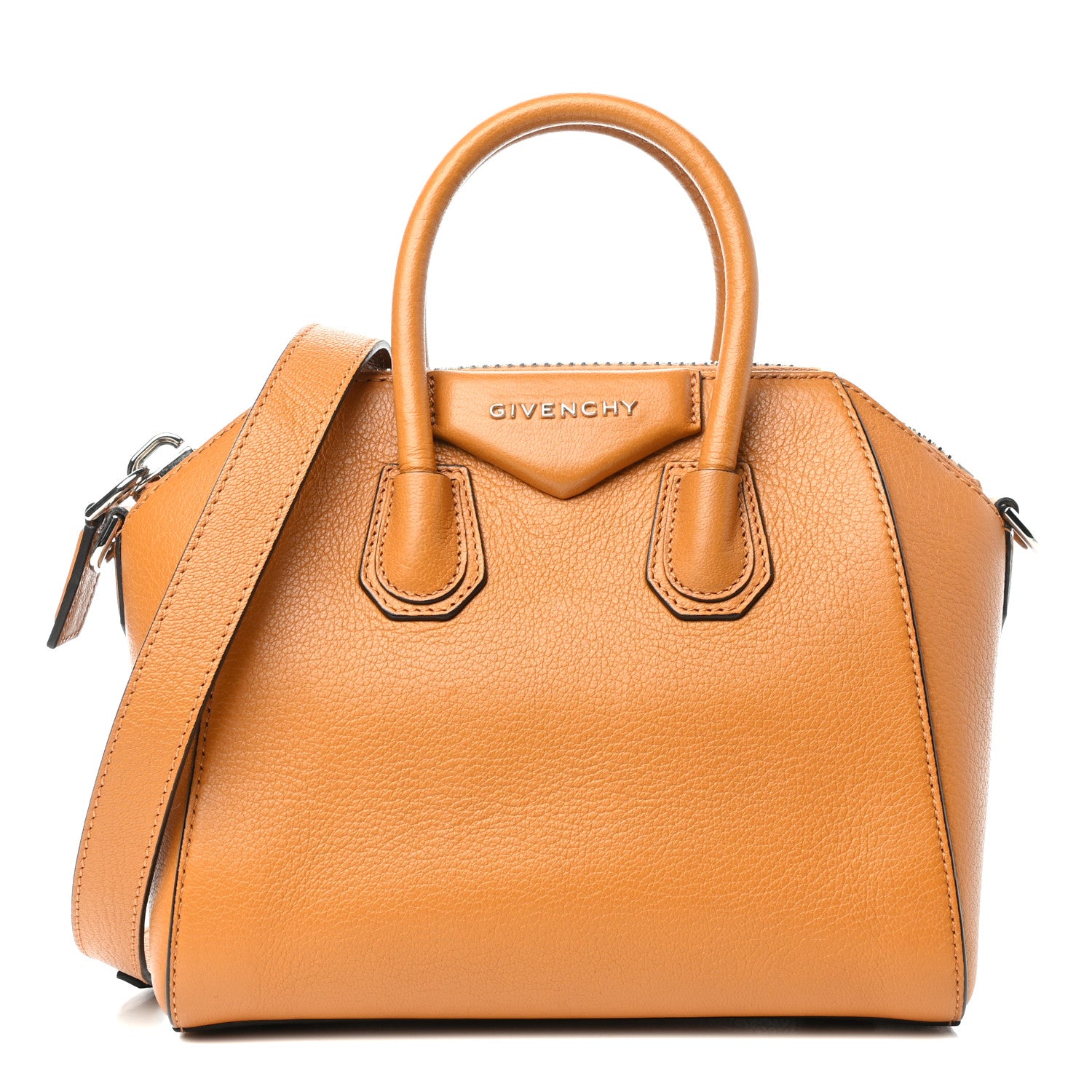Givenchy Sugar Goatskin Mini Antigona Amber 1 of 9