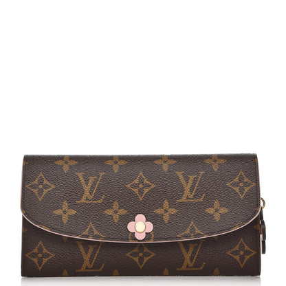 Louis Vuitton Monogram Bloom Flower Emilie Wallet 1 of 6