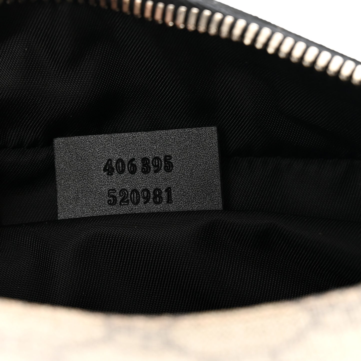 GG Supreme Monogram Toiletry Case Black