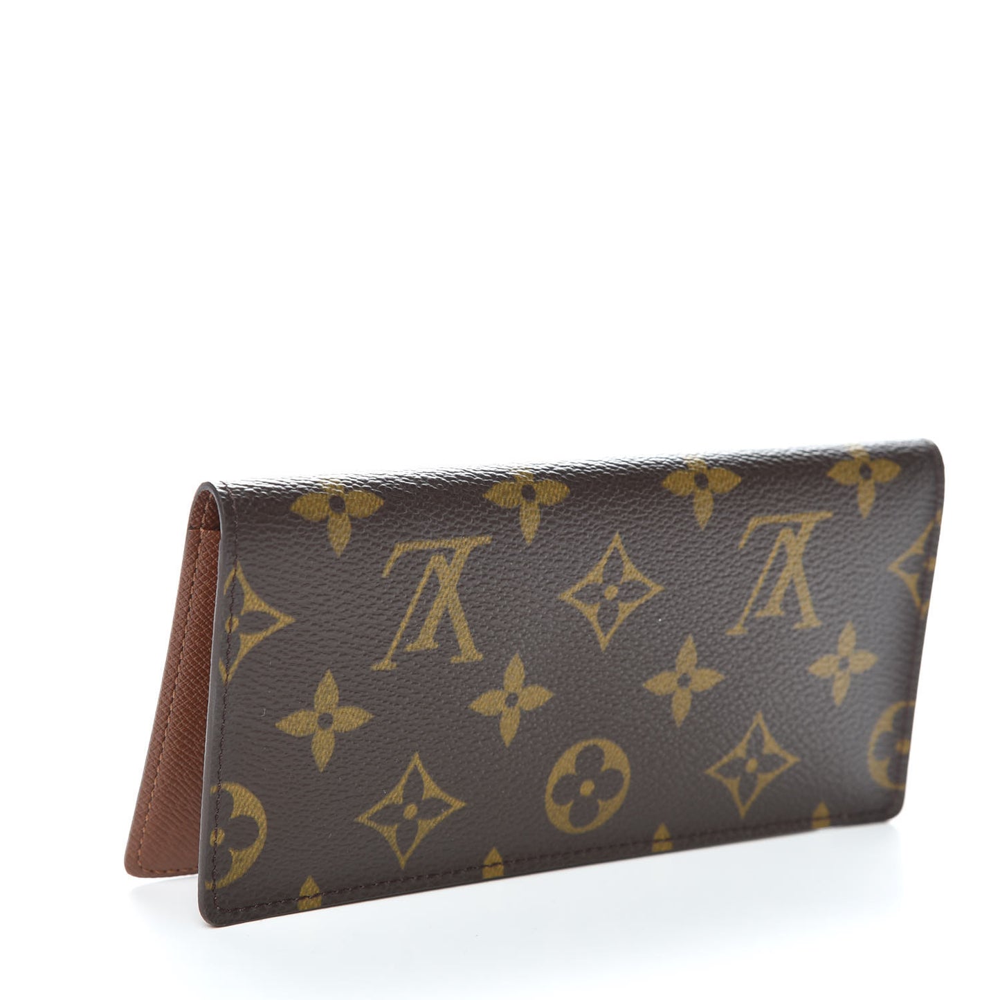 Monogram Simple Checkbook Holder Wallet Cover