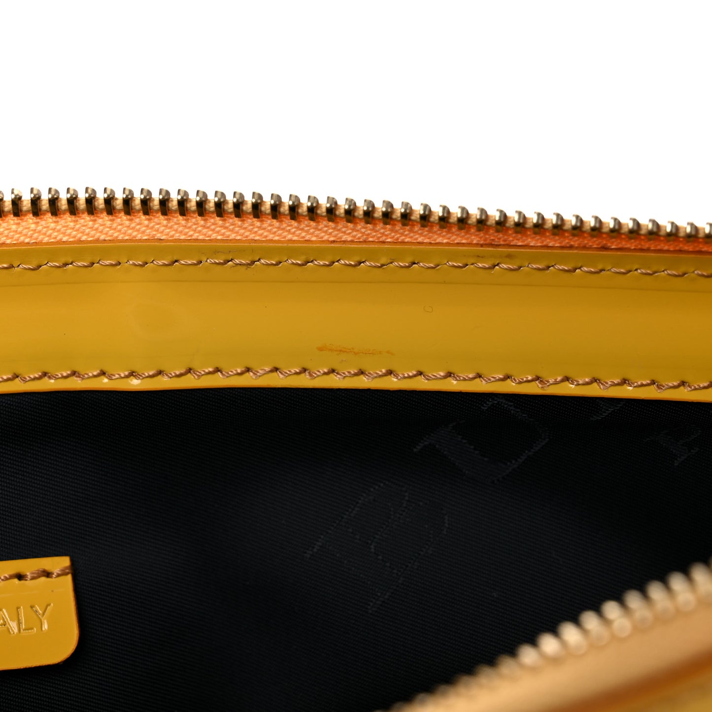 Prorsum Patent Small Shoulder Bag Yellow