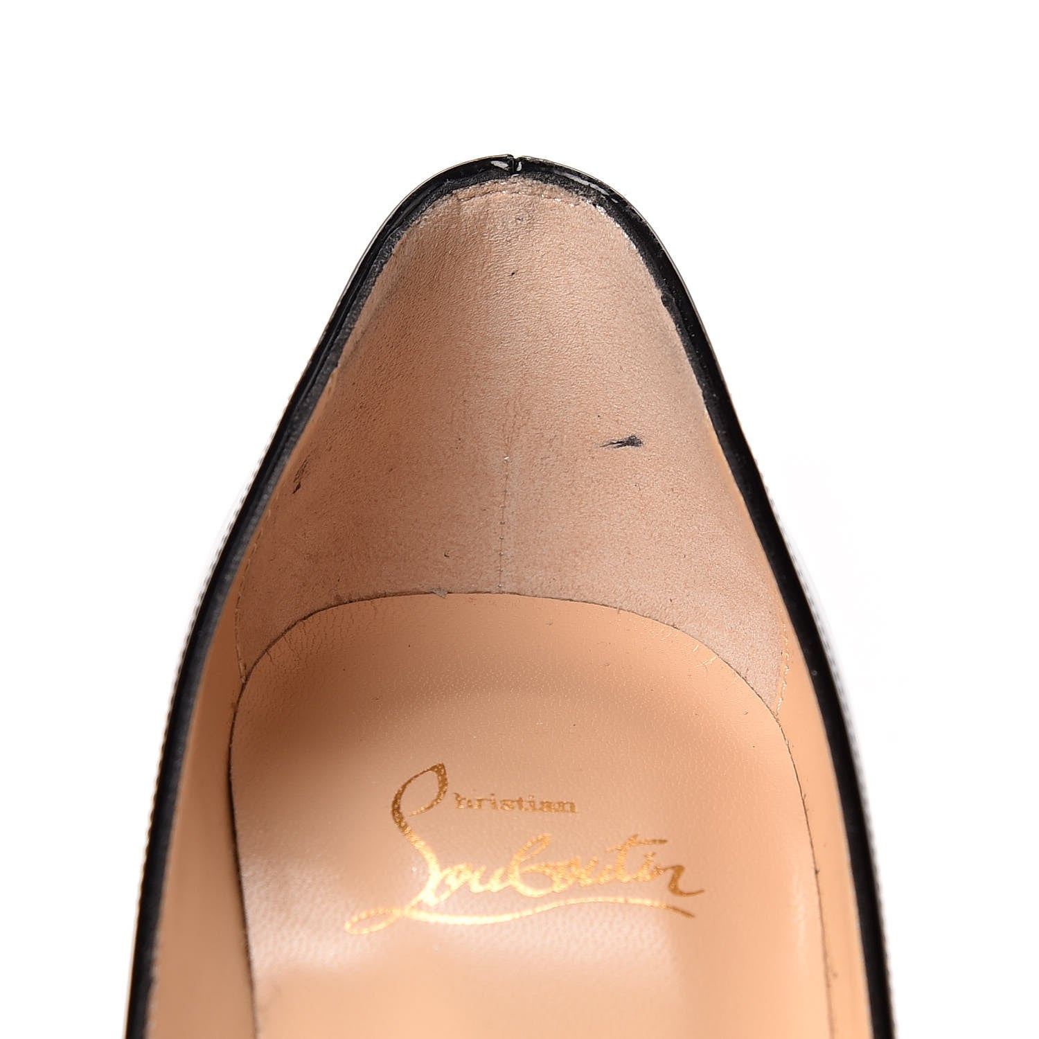 Christian Louboutin Patent Decollete 554 100 Pumps 35.5 Black 9 of 11