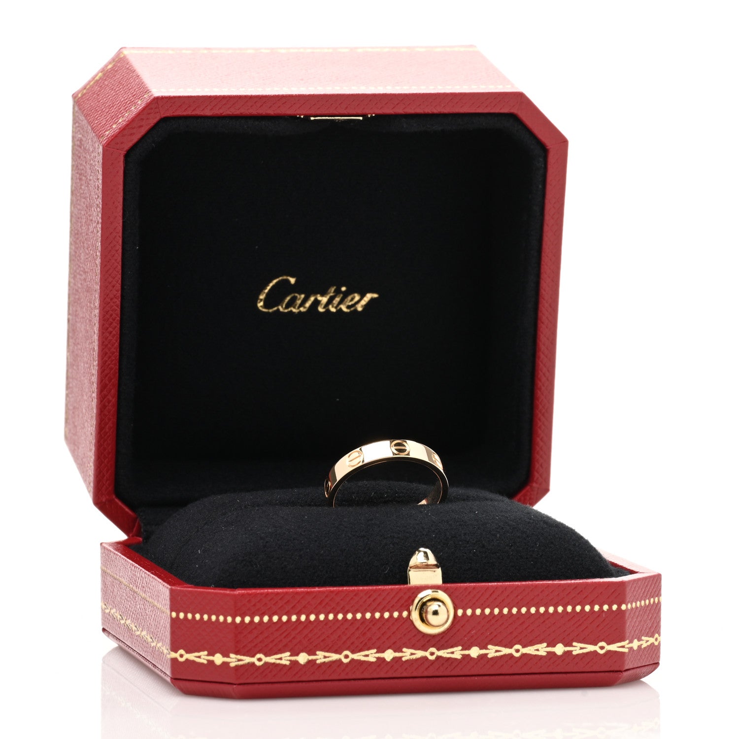 Cartier 18K Yellow Gold 3.5mm LOVE Wedding Band Ring 52 6 5 of 5