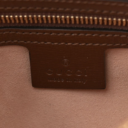 Gucci GG Supreme Monogram Small Horsebit 1955 Shoulder Bag Beige Brown Sugar 6 of 13