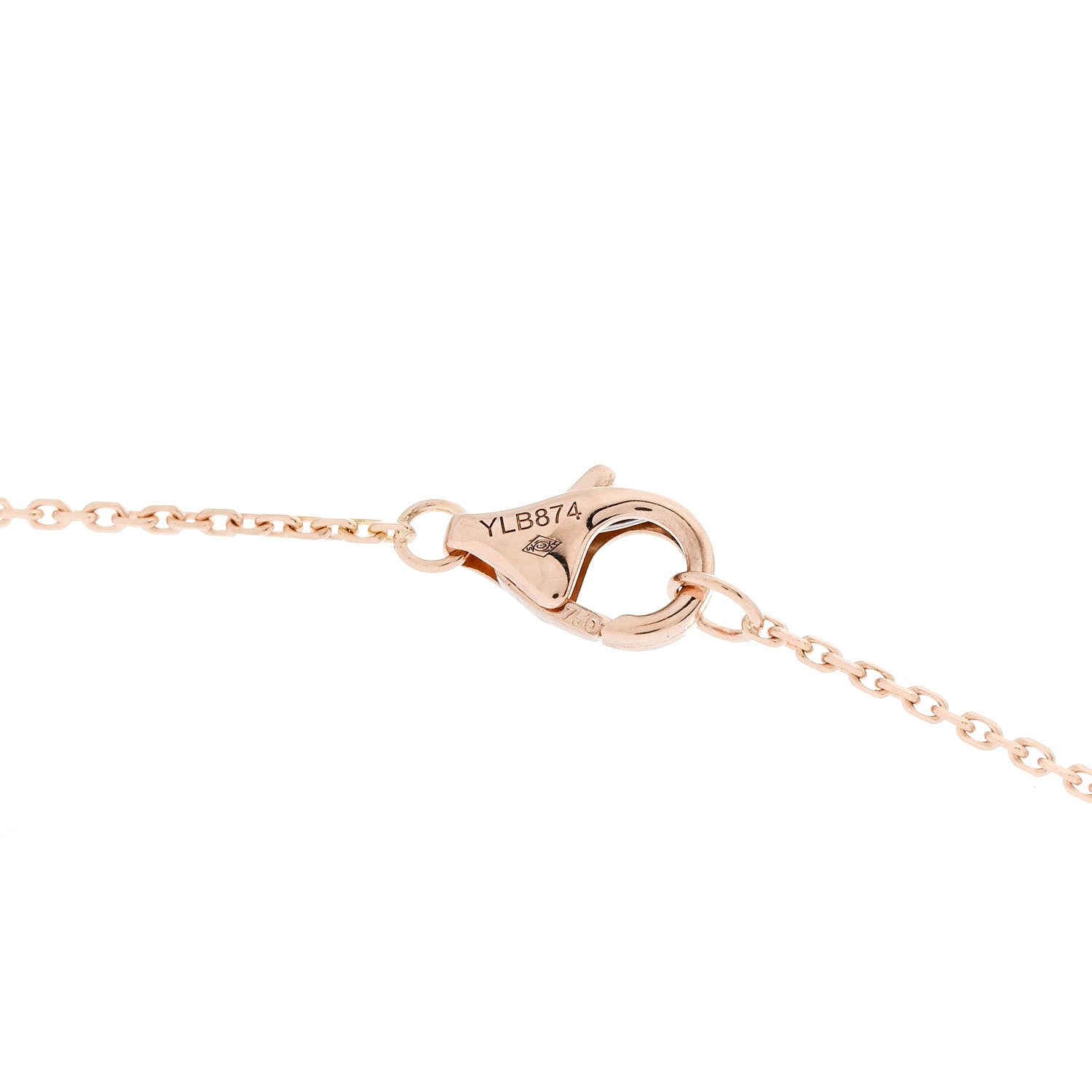 Cartier 18K Pink Gold Diamond Malachite XS Amulette de Cartier Pendant Necklace 5 of 5