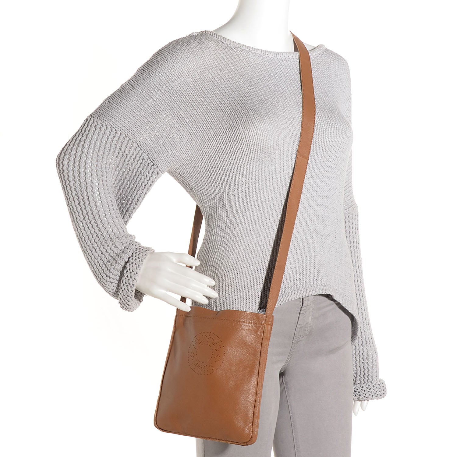 Hermes Milo Lambskin Clou De Selle Pouch Gold 2 of 9