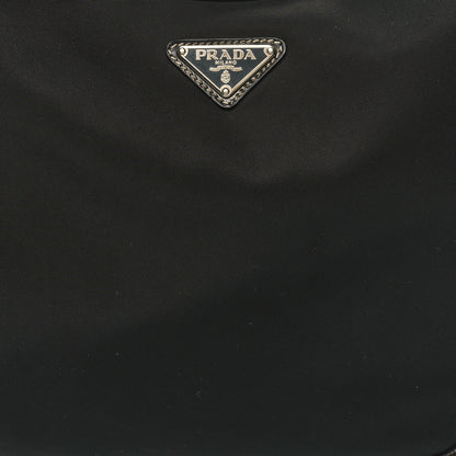 Prada Tessuto Nylon Saffiano Hobo Black 7 of 11