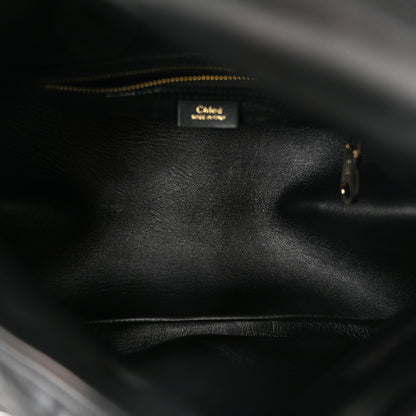 Chloe Quilted Calfskin Juana Shoulder Bag Black 5 of 10