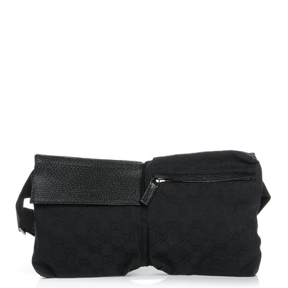Gucci Monogram Belt Bag Black 1 of 7
