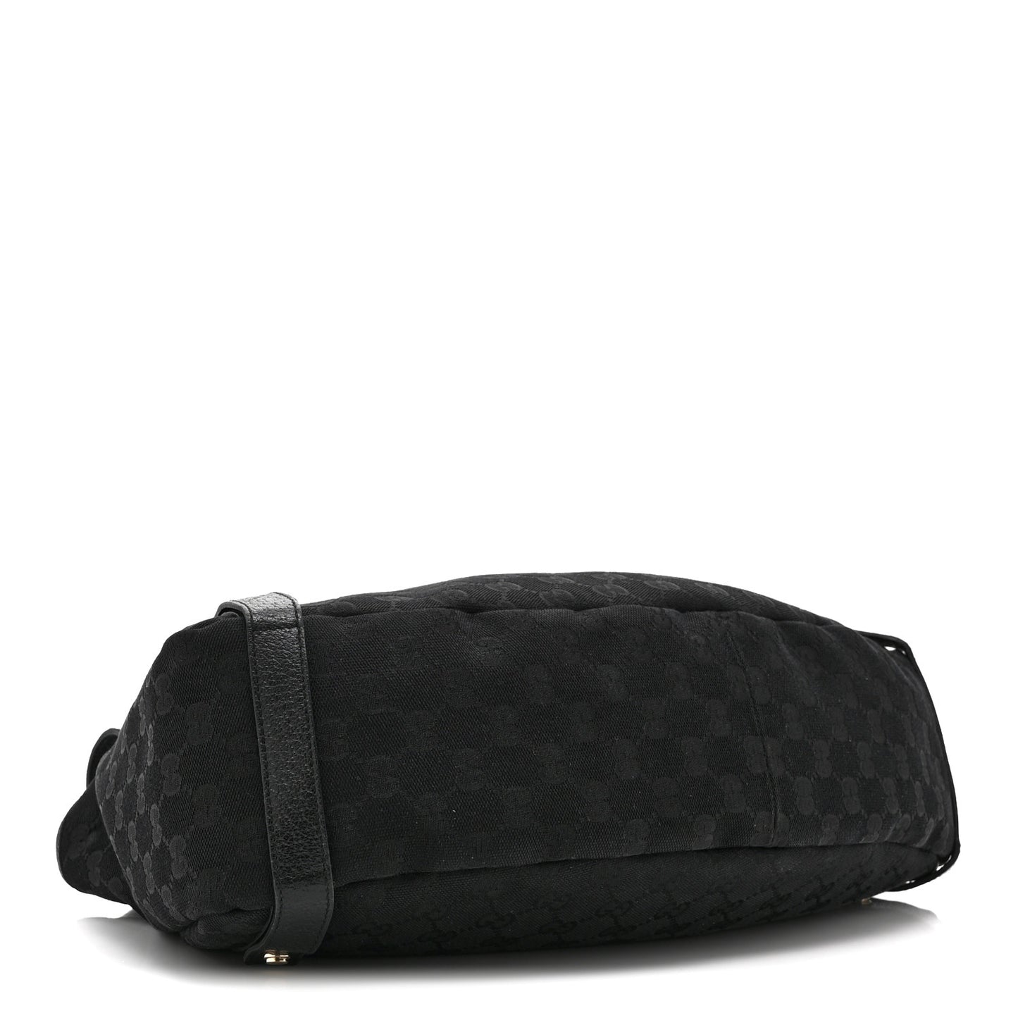 Monogram Medium Abbey Shoulder Bag Black