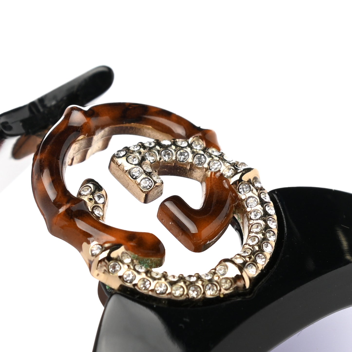 Bamboo Crystal GG 3069/S Sunglasses Black