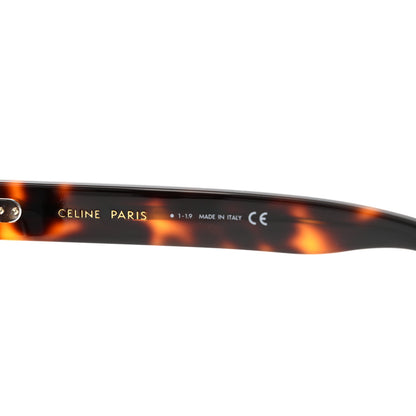 Celine Acetate Rectangular Sunglasses CL40082F Havana 5 of 7