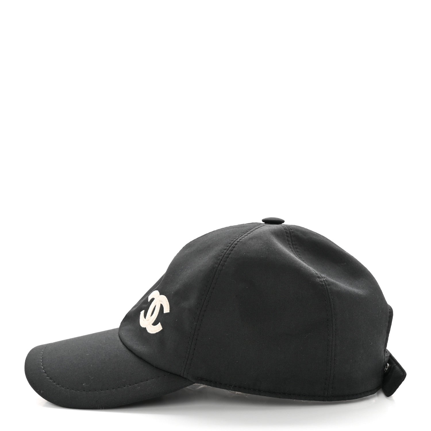 Chanel Cotton CC Cap Hat Black 4 of 10