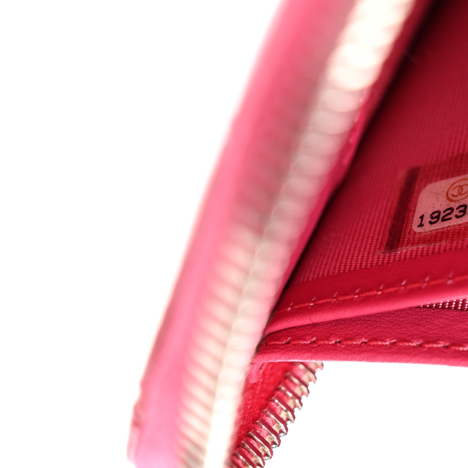 Chanel Patent Quilted Organizer Pouch Pink 8 of 11
