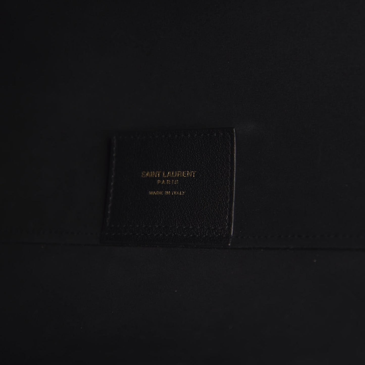Calfskin Large Shopping Tote Black