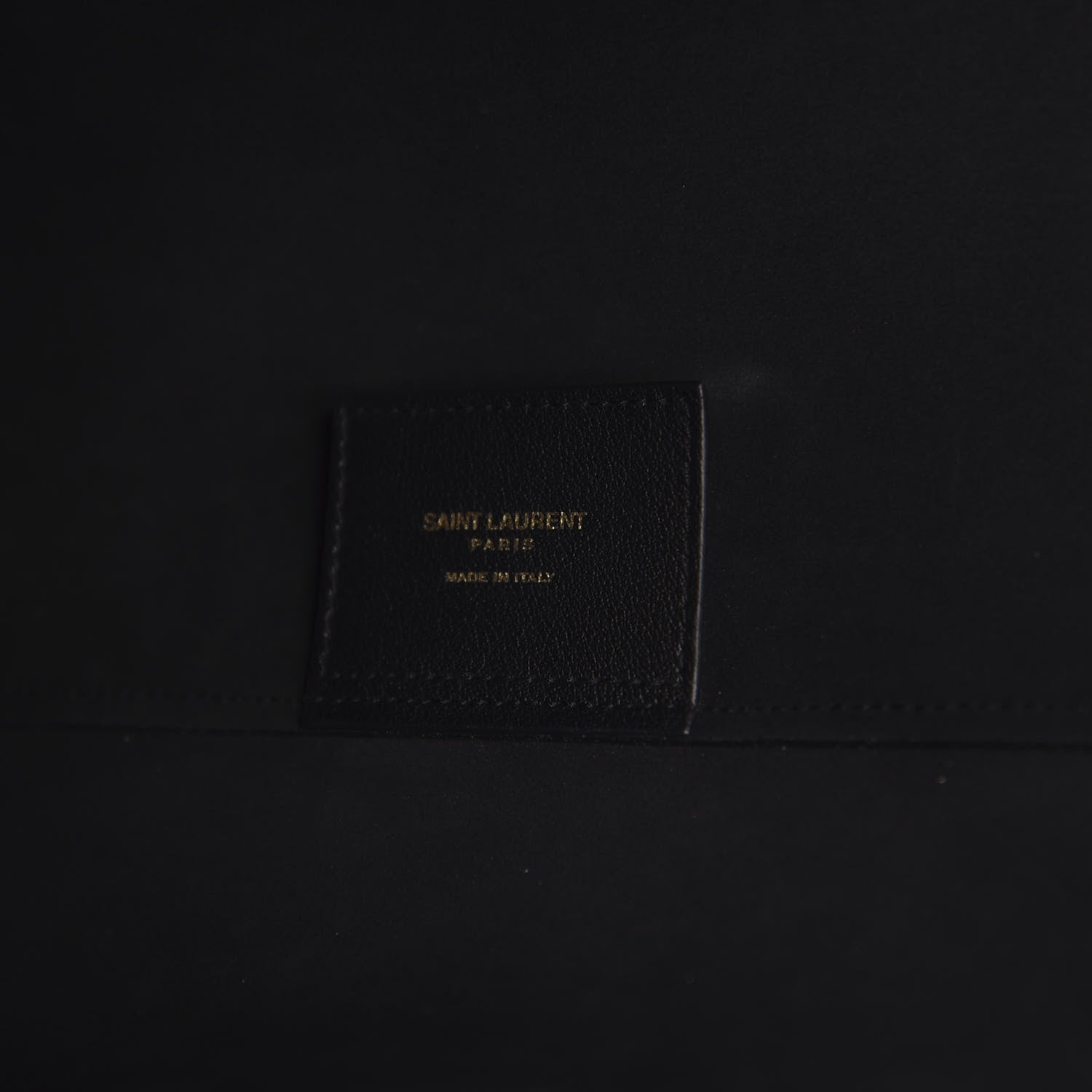 Saint Laurent Calfskin Large Shopping Tote Black 6 of 12